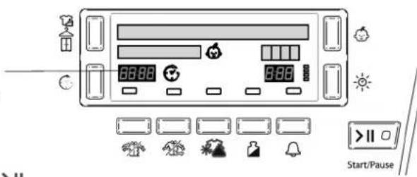 HOTPOINT TCD 851 XB K EU - Inicio temporizado y tiempo de finalización - 1