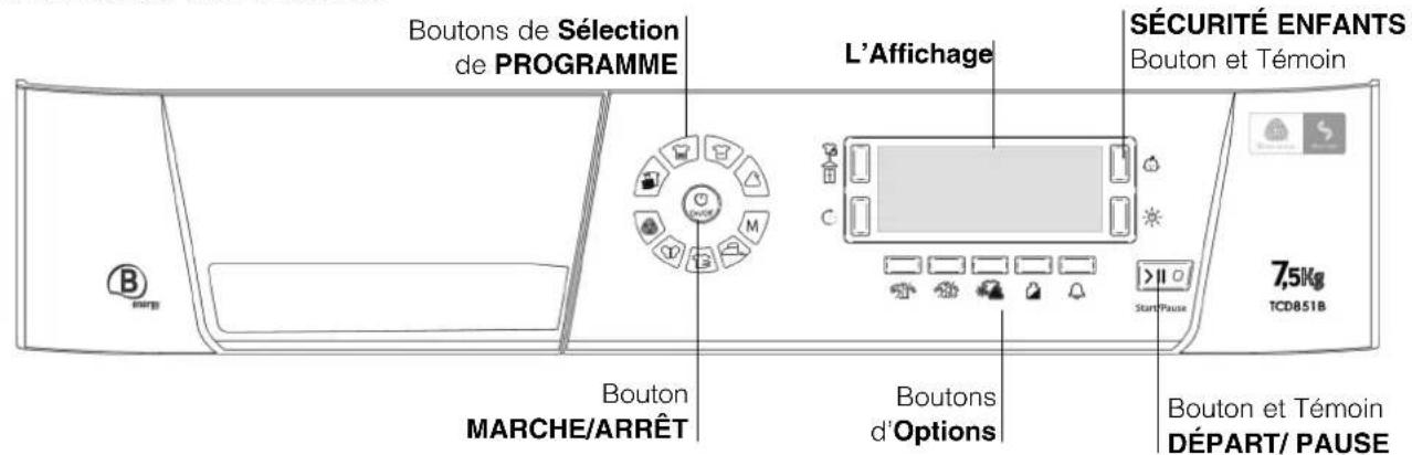 HOTPOINT TCD 851 XB K EU - Description du sèche-linge - 3