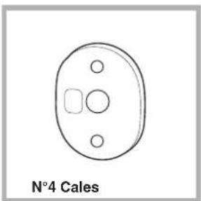 HOTPOINT CAWD 129 (EU) - Accessoires montage porte (Fig.1-2-3-4-5). - 3
