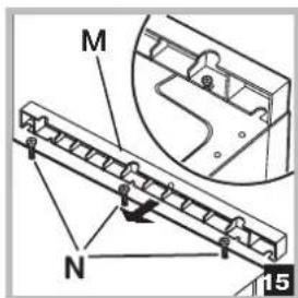 HOTPOINT CAWD 129 (EU) - Регулировка высоты стиральной машины - 2