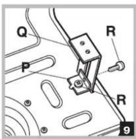 HOTPOINT CAWD 129 (EU) - Крепление направляющих плинтуса (нижней декоративной панели) - 1
