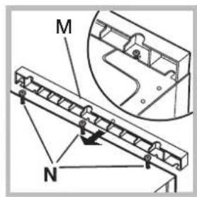HOTPOINT CAWD 129 (EU) - Réglage de la machine en hauteur. - 2