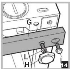 HOTPOINT CAWD 129 (EU) - Регулировка высоты стиральной машины - 1