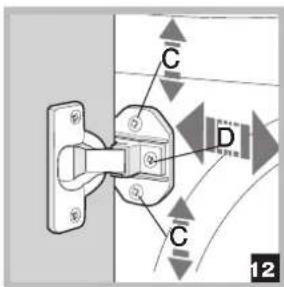 HOTPOINT CAWD 129 (EU) - Встраивание машины в корпус кухонной мебели - 2