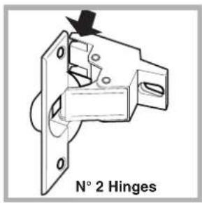 HOTPOINT CAWD 129 (EU) - Door Mounting Accessories (Fig. 1-2-3-4-5). - 2