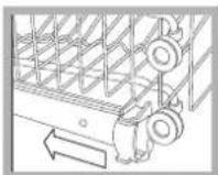 HOTPOINT LFFA+ 8314 B EU - Never lift or lower the rack on one side only. - 1