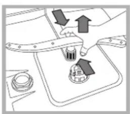 HOTPOINT LFFA+ 8314 B EU - Nettoyer les bras de lavage - 2