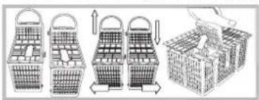 HOTPOINT LFFA+ 8314 B EU - Cestino delle posate - 1