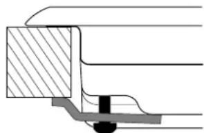 HOTPOINT PZ 750 GH K HA - Schema di fissaggio dei ganci - 2