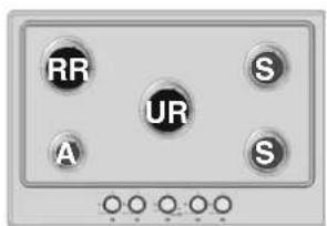 HOTPOINT PZ 750 GH K HA - Caratteristiche dei brucatori ed ugelli - 1