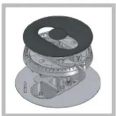 HOTPOINT PZ 750 GH K HA - Replacing the nozzles on separate "double flame " burners: - 1