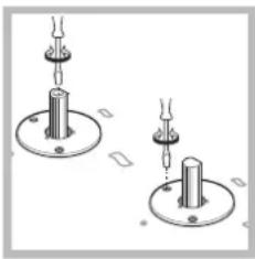 HOTPOINT PZ 750 GH K HA - Replacing the nozzles on separate "double flame " burners: - 3