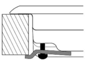 HOTPOINT PZ 750 GH K HA - Scheme de fixation des crochets - 3