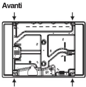 HOTPOINT PZ 750 GH K HA - Schema di fissaggio dei ganci - 4