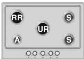 HOTPOINT PZ 750 GH K HA - \section*{Caracteristiques des brûleurs et des injecteurs} - 1