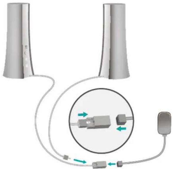 LOGITECH Z600 - Fastgør ledninger - 1