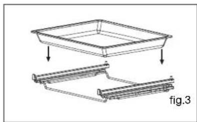 NOVY 2310 - - Plat multi-usages 45 mm. Système de rails coulissants avec accessibilité totale (fig.2) - 1