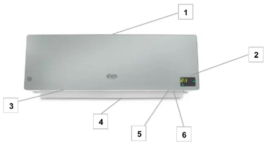 Argoclima Chic - DESCRIPCION DE LAS PARTES - 1