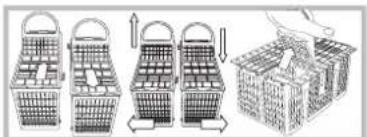 HOTPOINT PFK 724X - Cestino delle posate - 1