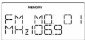 SCOTT Melody - Emisoras memorizadas - 1