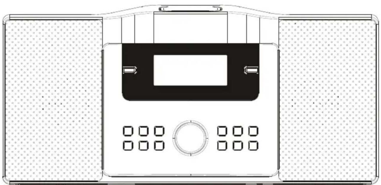 SCOTT Melody - SISTEMA ÁUDIO COM LEITOR CD/MP3/USB, RÁDIO FM E ESTAÇÃO DEACOPLAMENTO PARA iPod/iPhone - 1