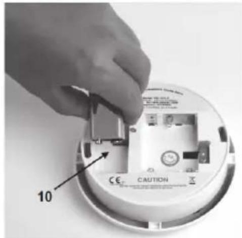 KONIG SECSA200 - 9 V pil yerleştirme - 1