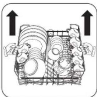 INDESIT ZDT 431 - Hohenverstellung des Oberkorbs - 1