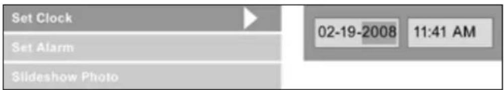LITE-ON df770 - Setting the Calendar and Clock: - 2
