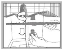 HOTPOINT LFT 114 - Nettoyer les bras de lavage - 1