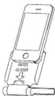 Lenmar Kickstand - Installation du iPhone dans la pile-support - 4