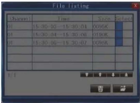 KONIG SECDVR504 - Backup af redigerede filer: - 2