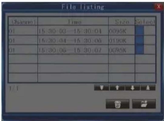 KONIG SECDVR504 - Sakerhetskopiering av redigerade filer: - 1
