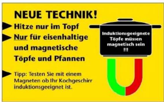 CASO D21 - Nicht geeignetes Kochgeschirr - 1