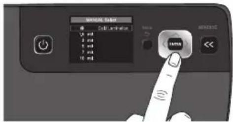 Swingline Fusion 5100L - Menu de selection intuitif - 3