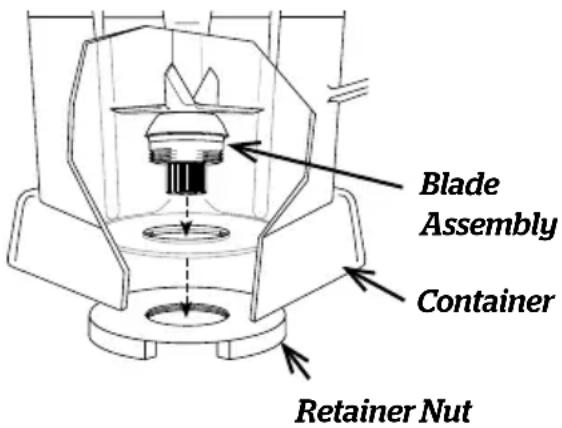 Vitamix 780 - Retainer Nut Loosening - 1