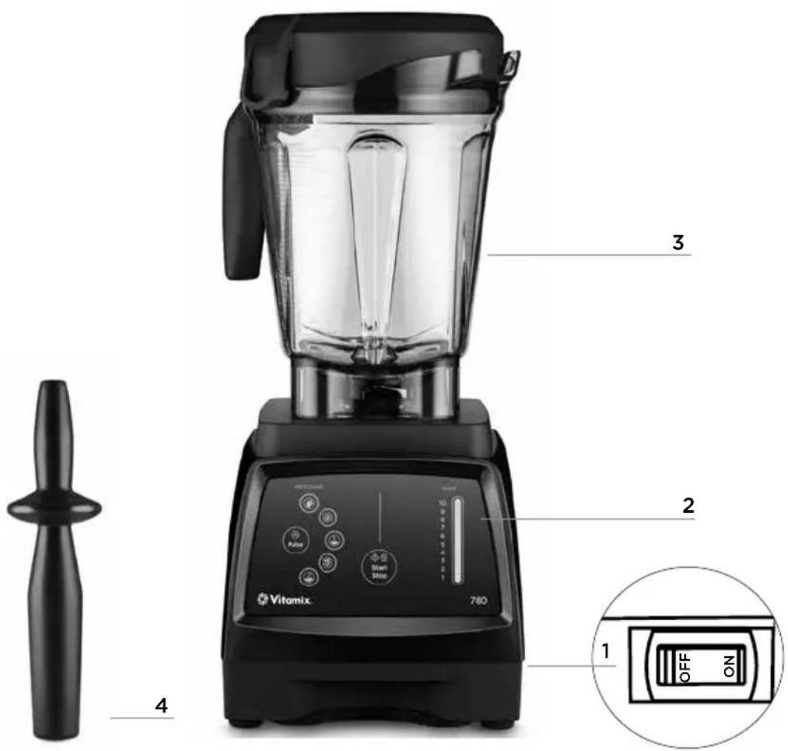 Vitamix 780 - PARTS AND FEATURES - 1