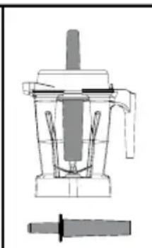 Vitamix 780 - How to Determine the Tamper to be Used with Your Container - 3