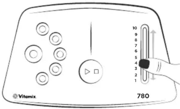 Vitamix 780 - Utilisation de la vitesse variable - 1