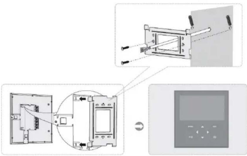 HQ SECPH360 - Instalarea monitorului din interior: - 1