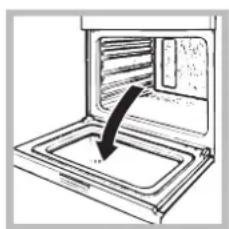 HOTPOINT FH 51 (BK)HA S - Cleaning the oven door - 1