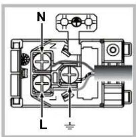 HOTPOINT FH 51 (BK)HA S - Montagem do cabo de fornecimento - 2