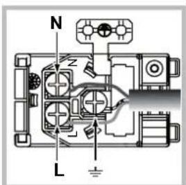 HOTPOINT FH 51 (BK)HA S - Montaggio del cavo di alimentazione - 2