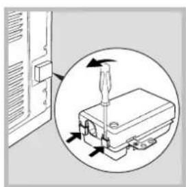 HOTPOINT FH 51 (BK)HA S - Anschluss des Netzkabels - 1