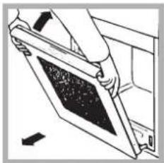 HOTPOINT FKS 610 XHA S - Cleaning the oven door - 3