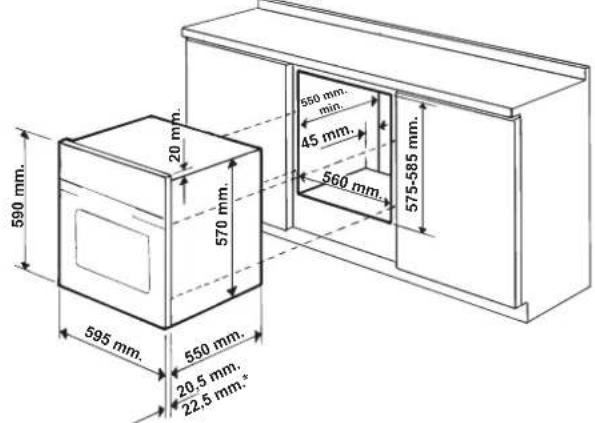 HOTPOINT FKS 610 XHA S - Empotramiento - 1