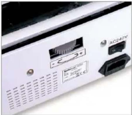 Safescan 2250 - Regolazione della posizione della raccoglitore superiore - 1