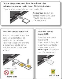LENOVO Moto G G4 - Insertion de la carte mémoire et mise - 3
