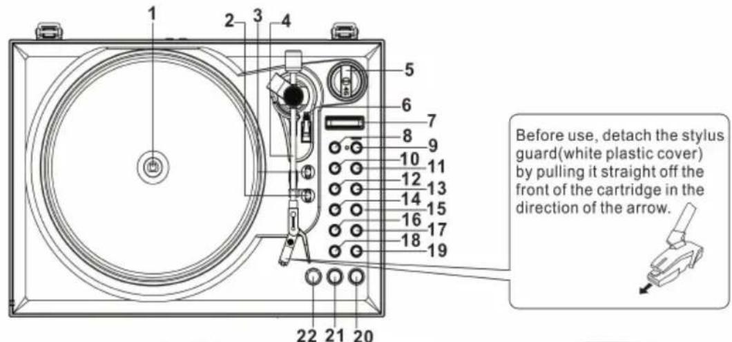 THOMSON TT400CD - CORPS de l'appareil - 1