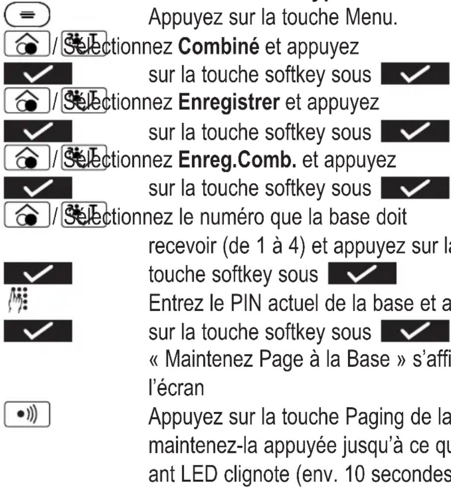 Amplicomms BIGTEL 202 - Déclarer un autre combiné du même type - 1