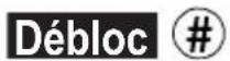 Amplicomms BIGTEL 202 - Verrouillage des touches - 2